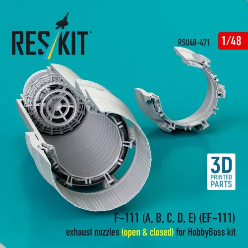 ResKit Models F-111 (A, B, C, D, E) (EF-111) – hajtómű-fúvócsövek