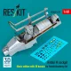 ResKit Models Rafale M cockpit (Basic edition with 3D decals) for Revell/Academy kit (3D printed) - alap cockpitkészlet 3D matricákkal