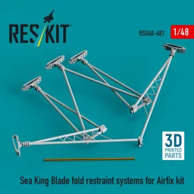   ResKit Models Sea King blade fold restraint systems for Airfix kit (3D Printed) - rotorlapát-rögzítő rendszer
