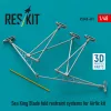 ResKit Models Sea King blade fold restraint systems for Airfix kit (3D Printed) - rotorlapát-rögzítő rendszer
