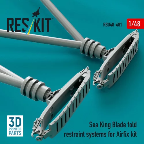 ResKit Models Sea King blade fold restraint systems for Airfix kit (3D Printed) - rotorlapát-rögzítő rendszer