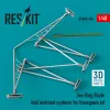 ResKit Models Sea King blade fold restraint systems for Hasegawa kit (3D Printed) - rotorlapát-rögzítő rendszer