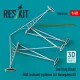 ResKit Models Sea King blade fold restraint systems for Hasegawa kit (3D Printed) - rotorlapát-rögzítő rendszer
