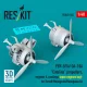 ResKit Models PBY-5/5A/OA-10A Catalina – légcsavar-, motor- és burkolatkészlet, nyitott motortérrel, Revell/Monogram/Hasegawa makettekhez
