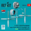 ResKit Models P-47D 11/25/30 Thunderbolt – légcsavar, motor, motorburkolat, zárt motorburkolat