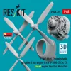 ResKit Models P-47 M/N Thunderbolt – légcsavar, motor, motorburkolat, zárt motorburkolat