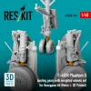 ResKit Models F-4B/N Phantom II – futóműkészlet terhelt állapotú kerekekkel – fém és 3D nyomtatott alkatrészek