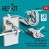 ResKit Models CH-53, MH-53 weapon set & ammo belts feeder (GAU-16/A (Browning M3)) (3 pcs) (3D Printed) - fegyverzetkészlet lőszerheveder-adagolóval