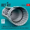 ResKit Models F-104 (A, C, D, J, G) Starfighter exhaust nozzle for Hasegawa/Eduard (1195, 1196, 1133, 11130) kit (3D Printed) - hajtómű-fúvócső
