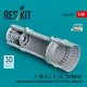 ResKit Models F-104 (A, C, D, J, G) Starfighter exhaust nozzle for Kinetic/Eduard (#11169 The Zipper) kit (3D Printed) - hajtómű-fúvócső