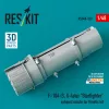 ResKit Models F-104 (S, G-late) Starfighter exhaust nozzle for Kinetic kit (3D Printed) - F-104 (S, G-késői) Starfighter – hajtómű-fúvócső