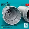 ResKit Models RA-5C Vigilante exhaust nozzles late type for Trumpeter kit (3D Printed) - hajtómű-fúvócsövek