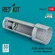 ResKit Models IAI Kfir exhaust nozzle for Kinetic / Wingman kit (3D Printed) - hajtómű-fúvócső