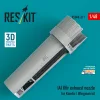 ResKit Models IAI Kfir exhaust nozzle for Kinetic / Wingman kit (3D Printed) - hajtómű-fúvócső