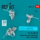 ResKit Models CH-53, MH-53 weapon set & ammo belts feeder (GAU-21/A (FN M3M)) (3 pcs) (3D Printed) - fegyverzetkészlet lőszerheveder-adagolóval