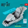 ResKit Models F-35C Lightning II cockpit (Detailed edition) for Tamiya kit (3D Printed) - részletes cockpitkészlet