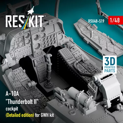 ResKit Models A-10A Thunderbolt II cockpit (Detailed edition) for GWH kit (3D Printed) - részletes cockpitkészlet