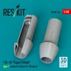 ResKit Models F/A-18 Super Hornet type 1 exhaust nozzles for Meng kit (3D Printed) - F/A-18 Super Hornet 1. típus – hajtómű-fúvócsövek