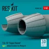 ResKit Models F/A-18 Super Hornet type 1 exhaust nozzles for Meng kit (3D Printed) - F/A-18 Super Hornet 1. típus – hajtómű-fúvócsövek