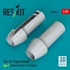 ResKit Models F/A-18 Super Hornet type 2 exhaust nozzles for Meng kit (3D Printed) - F/A-18 Super Hornet 2. típus – hajtómű-fúvócsövek