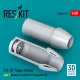 ResKit Models F/A-18 Super Hornet type 1 exhaust nozzles for Hasegawa kit (3D Printed) - F/A-18 Super Hornet 1. típus – hajtómű-fúvócsövek
