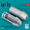 ResKit Models F/A-18 Super Hornet type 2 exhaust nozzles for Hasegawa kit (3D Printed) - F/A-18 Super Hornet 2. típus – hajtómű-fúvócsövek