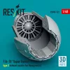 ResKit Models F/A-18 Super Hornet type 2 exhaust nozzles for Hasegawa kit (3D Printed) - F/A-18 Super Hornet 2. típus – hajtómű-fúvócsövek