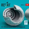 ResKit Models F/A-18 Hornet exhaust nozzles for Hasegawa kit (3D Printed) - hajtómű-fúvócsövek