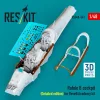 ResKit Models Rafale B cockpit cockpit (Detailed edition) for Revell/Academy kit (3D Printed) - részletes cockpitkészlet