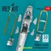 ResKit Models Rafale B cockpit cockpit (Detailed edition) for Revell/Academy kit (3D Printed) - részletes cockpitkészlet