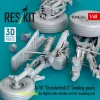 ResKit Models A-10 Thunderbolt II – futóműkészlet, repülési helyzetben kerékkészlettel