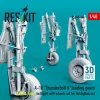 ResKit Models A-10 Thunderbolt II – futóműkészlet, repülési helyzetben kerékkészlettel