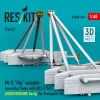 ResKit Models Mi-8 Hip weapon mounting frame with BD3-57KrV for Trumpeter kit (USSR/UKRAINE Early) (2 pcs) (3D Printed) - fegyverfelfüggesztő keret, 2 db