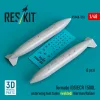 ResKit Models Tornado IDS/ECR – 1500 literes szárny alatti üzemanyag-póttartályok, 2 db
