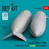 ResKit Models Tornado IDS/ECR – 1500 literes szárny alatti üzemanyag-póttartályok, 2 db
