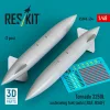 ResKit Models Tornado 2250L underwing fuel tanks (RAF, RSAF) (2 pcs) (3D Printed) - Tornado – 2250 literes szárny alatti üzemanyag-póttartályok, 2 db