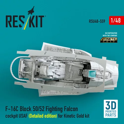 ResKit Models F-16C Block 50/52 Fighting Falcon – részletes cockpitkészlet