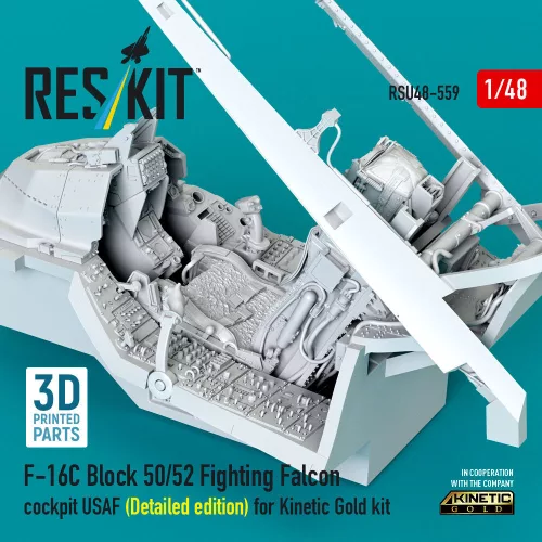 ResKit Models F-16C Block 50/52 Fighting Falcon – részletes cockpitkészlet