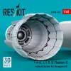 ResKit Models F-4 (E, J, F, G, S) Phantom II exhaust nozzles for Hasegawa kit (3D Printed) - hajtómű-fúvócsövek