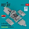ResKit Models P-47D-10/11 Thunderbolt cockpit (Detailed edition) for MiniArt kit (3D Printed) - részletes cockpitkészlet