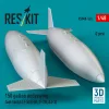 ResKit Models 150 gallon underwing fuel tanks (2 pcs) (F-5E/F/N, F-20, AT-3) (3D Printed) - 150 gallonos szárny alatti üzemanyag-póttartályok, 2 db
