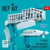 ResKit Models A-10A/C Thunderbolt II wheel bays (3D Printed) for Great Wall Hobby - futóműakna-részletező készlet