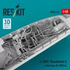 ResKit Models A-10A/C Thunderbolt II wheel bays (3D Printed) for Great Wall Hobby - futóműakna-részletező készlet