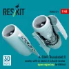 ResKit Models A-10A/C Thunderbolt II – hajtóműgondolák, légbeömlők és fúvócsövek, nyitott motortérrel