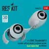 ResKit Models A-10A/C Thunderbolt II – hajtóműgondolák, légbeömlők és fúvócsövek, nyitott motortérrel