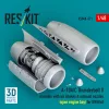 ResKit Models A-10A/C Thunderbolt II – hajtóműgondolák, légbeömlők és fúvócsövek, nyitott motortérrel