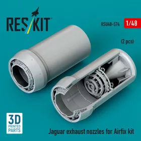   ResKit Models Jaguar exhaust nozzles for Airfix kit (3D Printed) - hajtómű-fúvócsövek