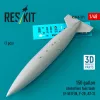 ResKit Models 150 gallon centerline fuel tank (F-5E/F/N, F-20, AT-3) (1 pcs) (3D Printed) - 150 gallonos törzs alatti üzemanyag-póttartály, 1 db