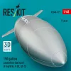 ResKit Models 150 gallon centerline fuel tank (F-5E/F/N, F-20, AT-3) (1 pcs) (3D Printed) - 150 gallonos törzs alatti üzemanyag-póttartály, 1 db