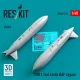 ResKit Models 1200 L fuel tanks RAF Jaguar (2 pcs) (3D Printed) - 1200 literes üzemanyag-póttartályok, 2 db